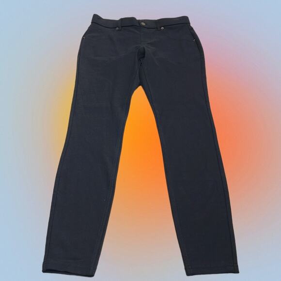 HUE Women’s Small Black Denim Leggings - Picture 2 of 5